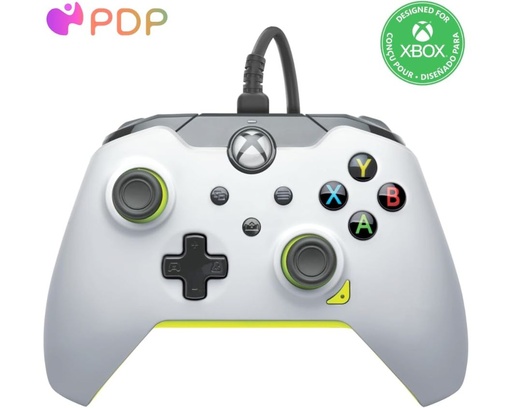 Mando Gaming Gamepad Pdp Para Xbox Electric White