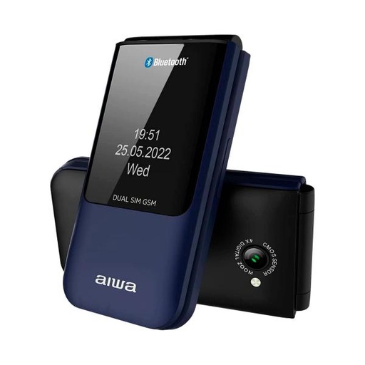 Teléfono Móvil Aiwa FP-24BL Senior Azul